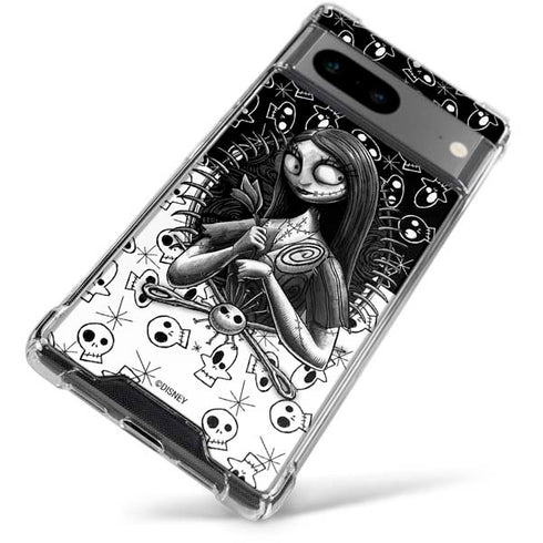 Disney The Nightmare Before Christmas Sally Art Google Pixel 7a Clear Case